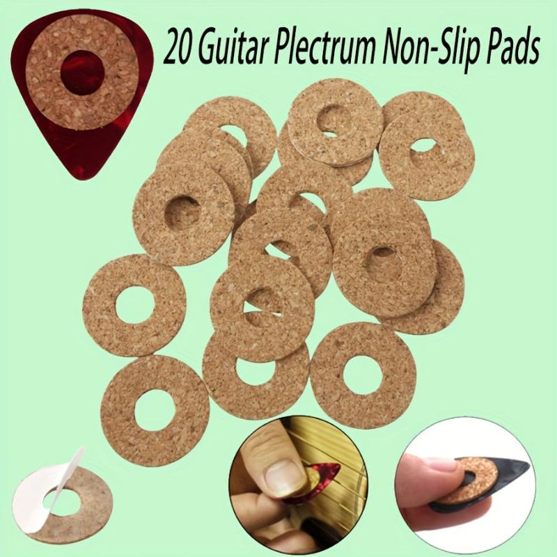 20pcs Guitar Pick Grips Non Stick Anti Slip Pads Durable Smooth Operation