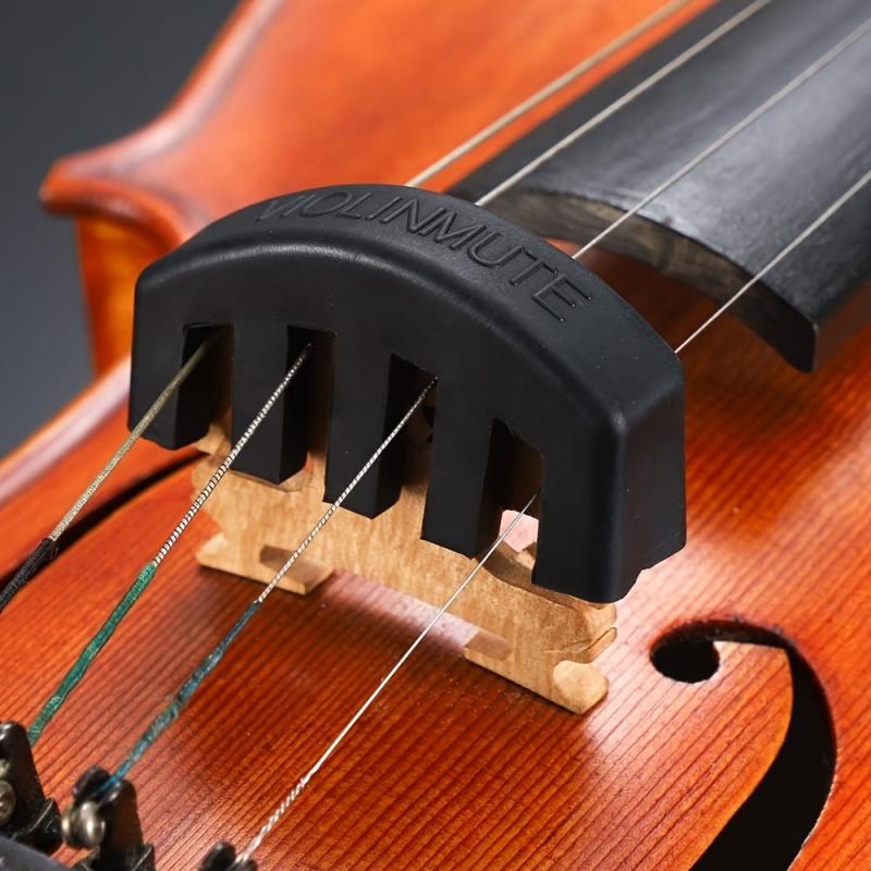 Rubber Violin Practice Mute for 4/4 Size Violin