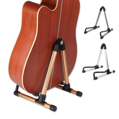 Foldable Lightweight Guitar Stand for Bass Stringed Instruments