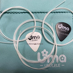 Ukulele Nylon Strings 3in1 Set U300 + Picks Cloth