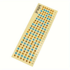 Guitar Fingerboard Note Map Sticker for Beginner's Guide to Finger Placement