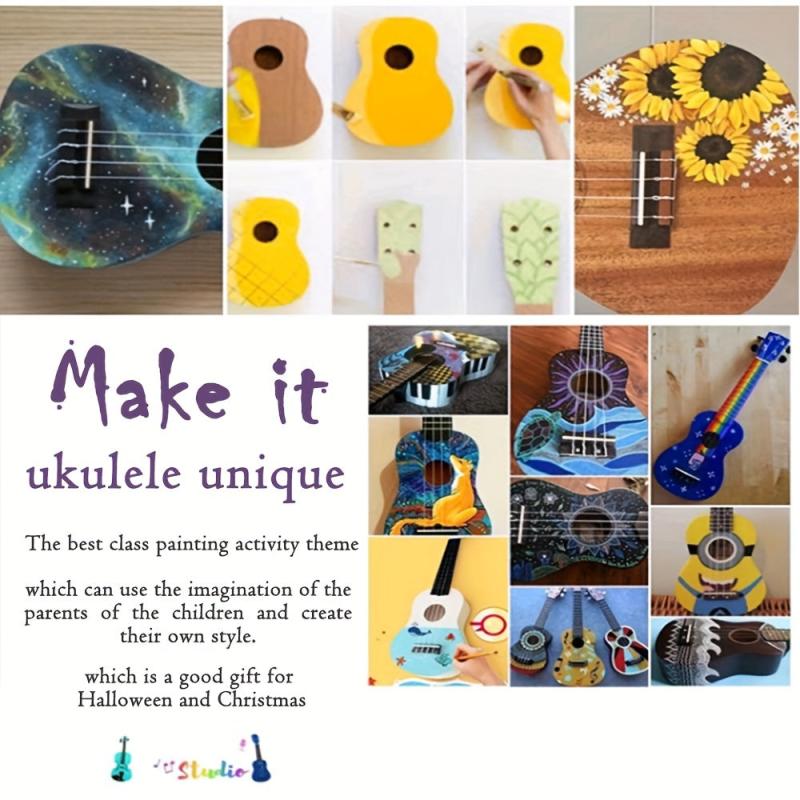 DIY Ukulele Make Your Own Ukulele Hawaii Ukulele Kit Gift Halloween Christmas