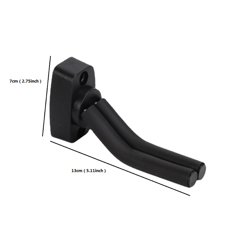 6pcs Guitar Hanger Wall Mount Display Bracket Hook Holder Clips