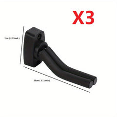 6pcs Guitar Hanger Wall Mount Display Bracket Hook Holder Clips