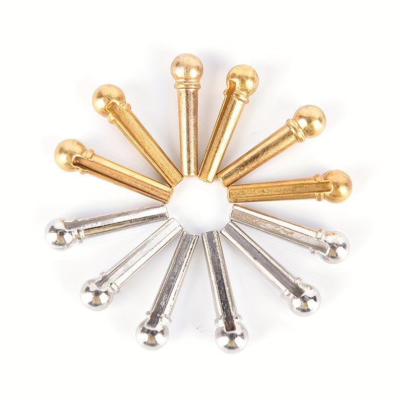 6Pcs Bridge Pin Acoustic Guitar Parts Accessories