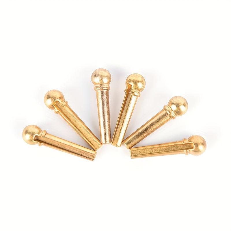 6Pcs Bridge Pin Acoustic Guitar Parts Accessories