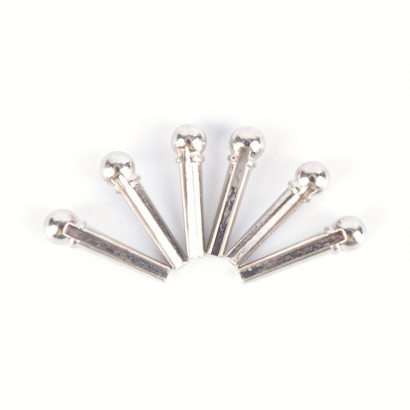 6Pcs Bridge Pin Acoustic Guitar Parts Accessories