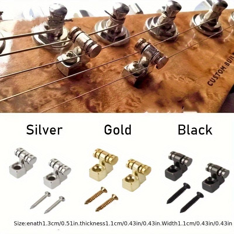 String Buckle Presser for Locking and Stabilizing Strings