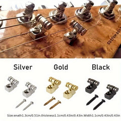 String Buckle Presser for Locking and Stabilizing Strings