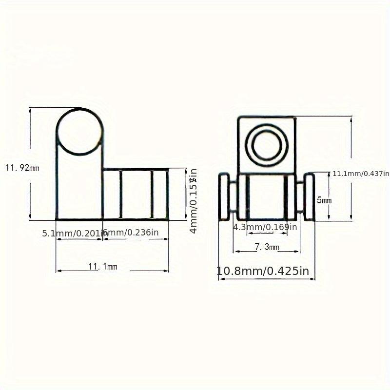 String Buckle Presser for Locking and Stabilizing Strings