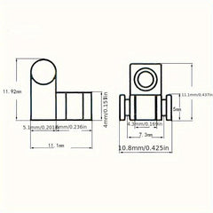 String Buckle Presser for Locking and Stabilizing Strings