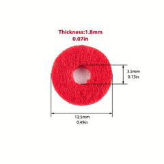 90 Felt Piano Washers Pads for Tuning Accessories