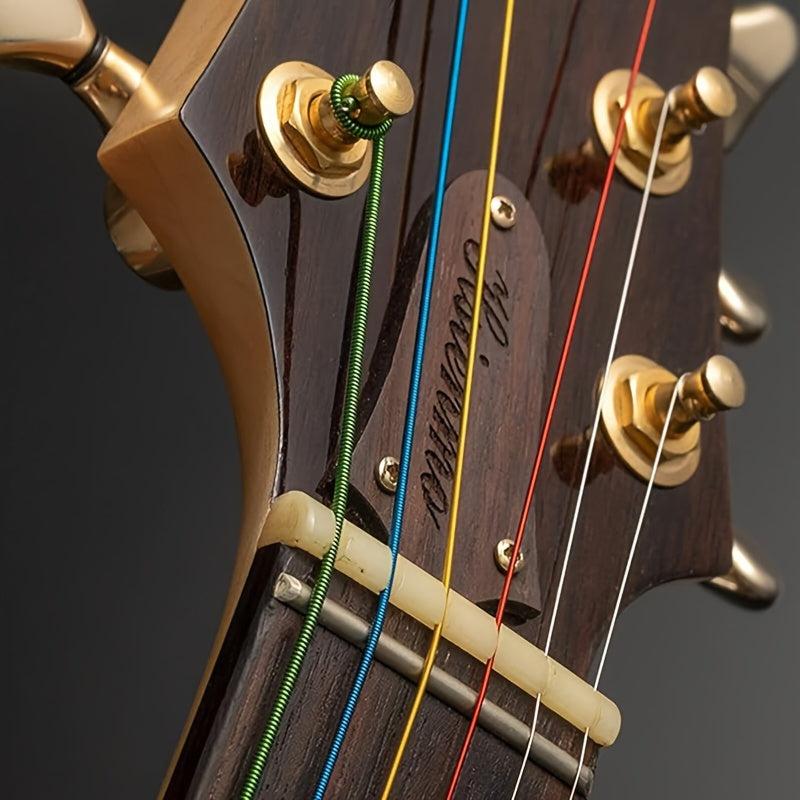 Acoustic Guitar Strings High Carbon Steel Core Red Copper Winding Bright Tone