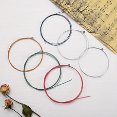 Acoustic Guitar Strings High Carbon Steel Core Red Copper Winding Bright Tone