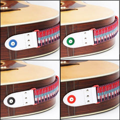 Silicone Strap Buckle Wooden Tail Nail for Secure Guitar Playing