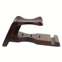 4-in-1 Guitar Stand with Neck Pad, Phone Holder & Pick Storage