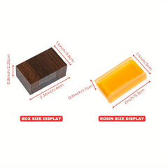 High Purity Special Rosin for Violin Cello in Wood Box