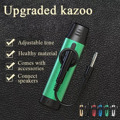 Metal Kazoo Niche Musical Instrument Easy To Learn Music Gift