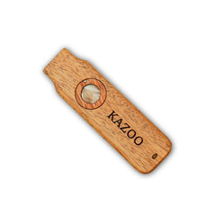 Wooden Kazoo Musical Instrument with 5 Replacement Films