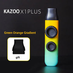 Upgraded Skin Feeling Double Flute Kazoo High Low Tone Mouth Flute