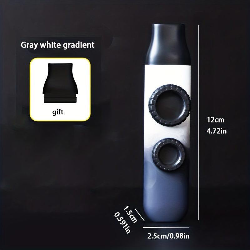 Upgraded Skin Feeling Double Flute Kazoo High Low Tone Mouth Flute