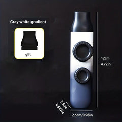 Upgraded Skin Feeling Double Flute Kazoo High Low Tone Mouth Flute