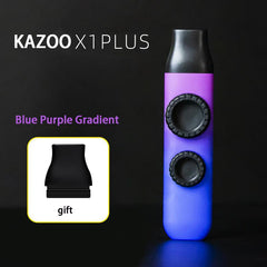 Upgraded Skin Feeling Double Flute Kazoo High Low Tone Mouth Flute