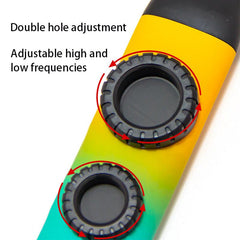 Upgraded Skin Feeling Double Flute Kazoo High Low Tone Mouth Flute
