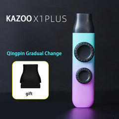 Upgraded Skin Feeling Double Flute Kazoo High Low Tone Mouth Flute