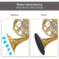 2pcs Bell Cover Washable French Horn Bell Cover With Hole