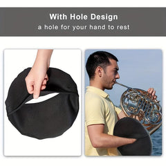 2pcs Bell Cover Washable French Horn Bell Cover With Hole