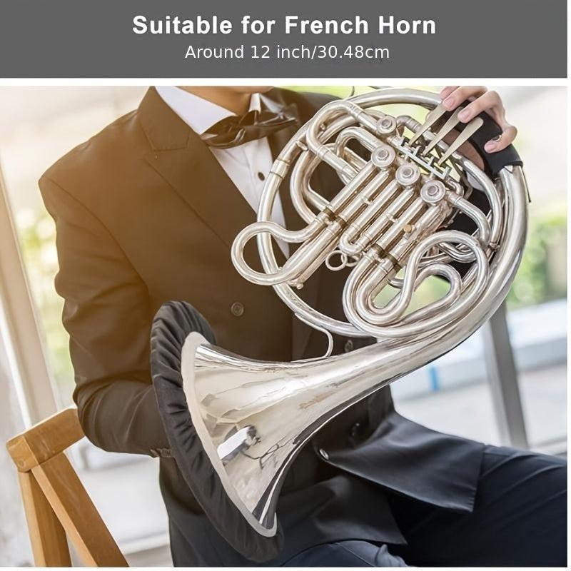 2pcs Bell Cover Washable French Horn Bell Cover With Hole