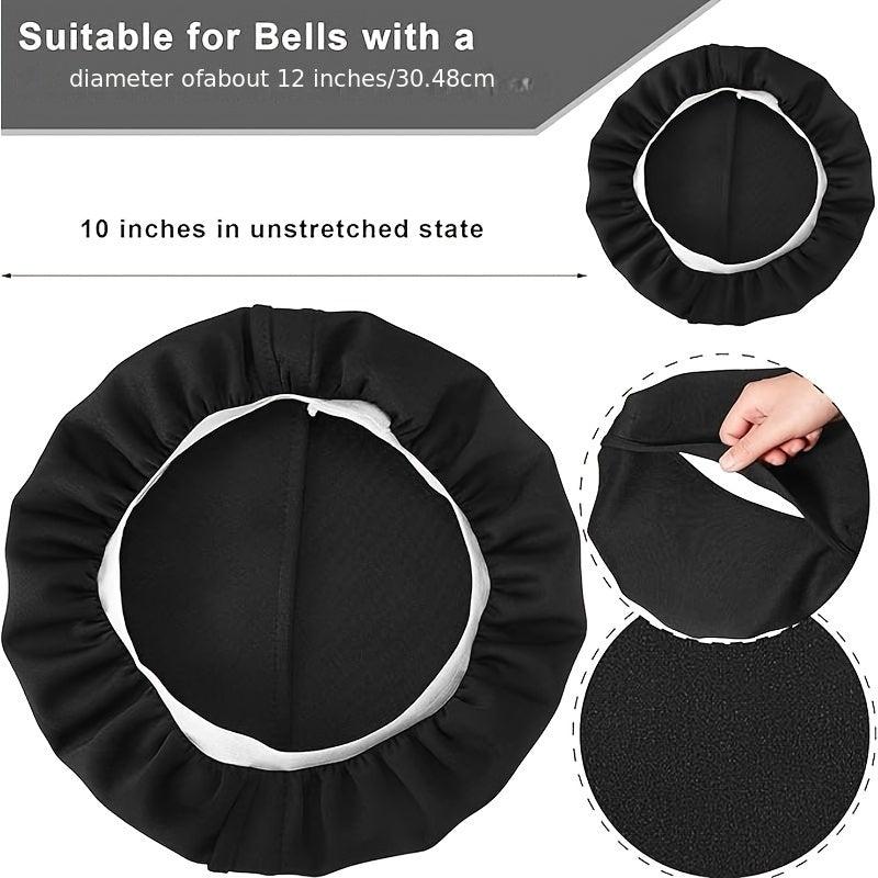 2pcs Bell Cover Washable French Horn Bell Cover With Hole