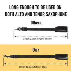 Focusound Saxophone Neck Strap Comfortable And Durable Adjustable Length