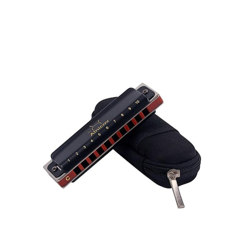 10 Hole Diatonic Blues Harmonica Classic Woodwind Instrument