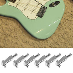 6Pcs Set Tremolo Saddles for Upgrading Stratocaster Guitars