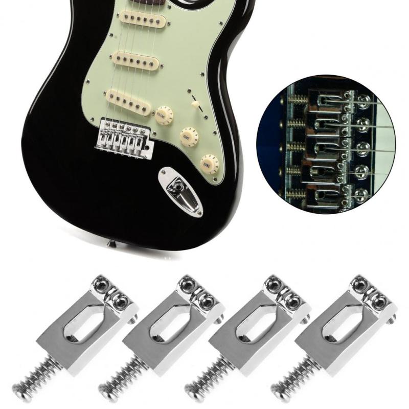 6Pcs Set Tremolo Saddles for Upgrading Stratocaster Guitars
