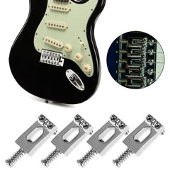 6Pcs Set Tremolo Saddles for Upgrading Stratocaster Guitars