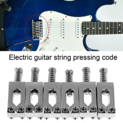 6Pcs Set Tremolo Saddles for Upgrading Stratocaster Guitars