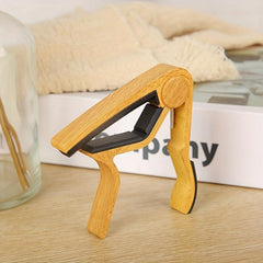 Wood Grain Guitar Capo Water Transfer Printing Silicon Cushion