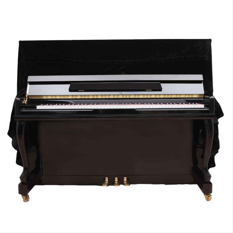 88 Key Stereo Piano Cover Golden Velvet Dust Proof Keyboard Cover