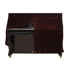 88 Key Stereo Piano Cover Golden Velvet Dust Proof Keyboard Cover