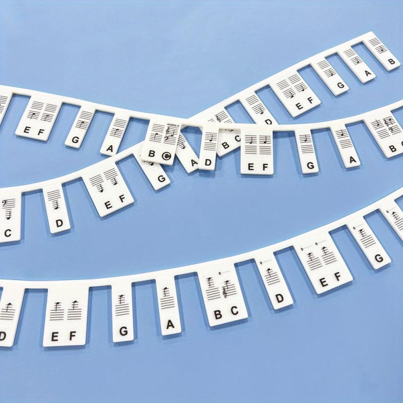 Silicone Piano Stickers Electronic Organ Stickers Removable Tools 88 61 Keys