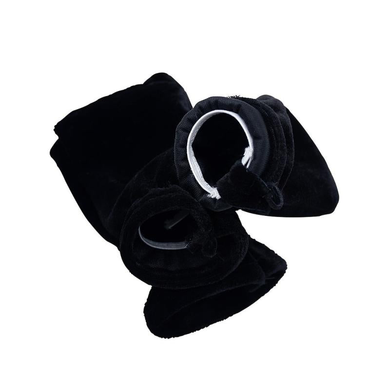 3 Sets of Golden Velvet Piano Foot Covers