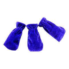 3 Sets of Golden Velvet Piano Foot Covers