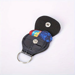 Guitar Picks Case w/ Keychain & Stylish Design