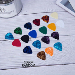 Guitar Picks ABS Celluloid, 0.46mm, 0.71mm, 0.96mm, 3-Pack, Assorted Picks