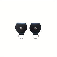Guitar Plectrum Holder Bag Faux Leather Case PU Keychain