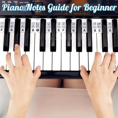 Silicone Piano Sticker Keyboard Note Guide - Beginner Accessories