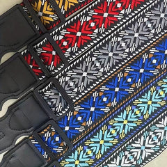 Embroidered Guitar Bass Strap - Comfortable and Stylish